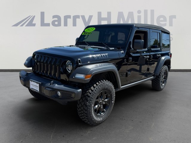 2023 Jeep Wrangler Willys 4WD! FACTORY CERTIFIED WARRANTY!